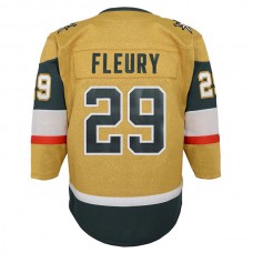 V.Golden Knights #29 Marc-Andre Fleury 2020-21 Alternate Premier Player Jersey Gold Breakaway Jersey Stitched American Hockey Jerseys