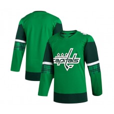 W.Capitals 2023 St. Patrick's Day Primegreen Authentic Jersey - Kelly Green Stitched American Hockey Jerseys