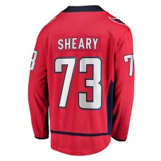 W.Capitals #73 Conor Sheary Fanatics Branded Home Breakaway Player Jersey Red Stitched American Hockey Jerseys