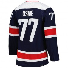 W.Capitals #77 TJ Oshie Primegreen Authentic Pro Alternate Player Jersey Navy Stitched American Hockey Jerseys