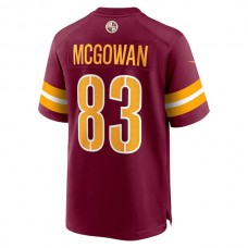 W.Commanders #83 Kyric Mcgowan Burgundy Player Game Jersey Stitched American Football Jerseys