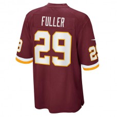 W.Football Team #29 Kendall Fuller Burgundy Team Game Jersey Stitched American Football Jerseys
