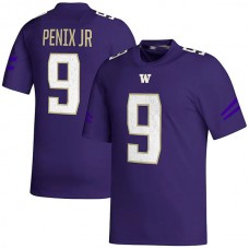 W.Huskies #9 Michael Penix Jr. NIL Replica Football Jersey Purple Stitched American College Jerseys