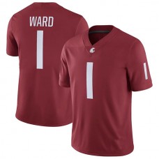 W.State Cougars #1 Cameron Ward NIL Replica Football Jersey Crimson Stitched American College Jerseys