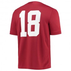 #18 Alabama Crimson Tide Game Jersey Crimson Stitched American College Jerseys Football Jersey