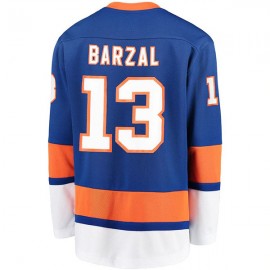 NY.Islanders #13 Mathew Barzal Home Player Replica Jersey Royal Stitched American Hockey Jerseys