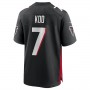 A.Falcons #7 Younghoe Koo Black Game Jersey Stitched American Football Jerseys