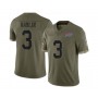 B.Bills #3 Damar Hamlin 2022 Salute To Service Limited Jersey Olive Stitched American Football Jerseys