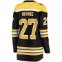 B.Bruins #27 John Moore Fanatics Branded Home Breakaway Player Jersey Black Stitched American Hockey Jerseys