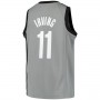 B.Nets #11 Kyrie Irving Jordan Brand 2020-21 Swingman Player Jersey Gray Statement Edition Stitched American Basketball Jersey