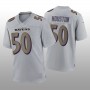 B.Ravens #50 Justin Houston Gray Atmosphere Game Jersey Stitched American Football Jerseys