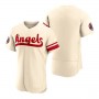 Baseball Jerseys Men Los Angeles Angels Blank Cream Stitched 2022 City Connect Jersey