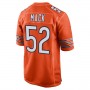 C.Bears #52 Khalil Mack Orange Game Jersey Stitched American Football Jerseys
