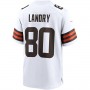 C.Browns #80 Jarvis Landry White Game Jersey Stitched American Football Jerseys