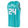 C.Hornets #24 Mason Plumlee Fanatics Branded 2021-22 Fast Break Replica Jersey Icon Edition Teal Stitched American Basketball Jersey
