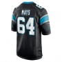 C.Panthers #64 Cade Mays Black Game Player Jersey Stitched American Football Jerseys