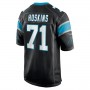 C.Panthers #71 Phil Hoskins Black Game Jersey Stitched American Football Jerseys