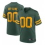 Custom GB.Packers Green Yellow 2021 Vapor Untouchable Stitched Limited Jersey Stitched American Football Jerseys