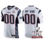 Custom NE.Patriots White 2017 Super Bowl LI Custom Game Jersey Stitched American Football Jerseys