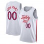 Custom PH.76ers Unisex 2022-23 Swingman Jersey City Edition White Stitched Basketball Jersey