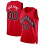Custom T.Raptors Diamond Swingman Jersey Icon Edition Red Stitched Basketball Jersey