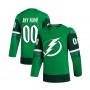 Custom TB.Lightning 2023 St. Patrick's Day Primegreen Authentic Jersey - Kelly Green Stitched American Hockey Jerseys