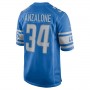 D.Lions #34 Alex Anzalone Blue Game Jersey Stitched American Football Jerseys