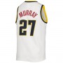 D.Nuggets #27 Jamal Murray 2020-21 Swingman Jersey Association Edition White Stitched American Basketball Jersey