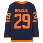 E.Oilers #29 Leon Draisaitl Fanatics Authentic Autographed Navy Alternate Jersey Stitched American Hockey Jerseys