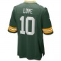 GB.Packers #10 Jordan Love Green Game Jersey Stitched American Football Jerseys