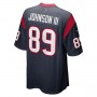 H.Texans #89 Johnny Johnson III Navy Game Player Jersey Stitched American Football Jerseys