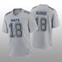 IN.Colts #18 DeForest Buckner Gray Game Atmosphere Jersey Stitched American Football Jerseys