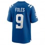 IN.Colts #9 Nick Foles Royal Player Game Jersey Stitched American Football Jerseys