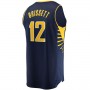 IN.Pacers #12 Oshae Brissett Fanatics Branded Youth 2021-22 Fast Break Replica Jersey Navy Icon Edition Stitched American Basketball Jersey