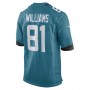 J.Jaguars #81 Seth Williams Teal Game Player Jersey Stitched American Football Jerseys