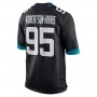 J.Jaguars #95 Roy Robertson-Harris Black Game Jersey Stitched American Football Jerseys