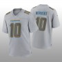 LA.Chargers #10 Justin Herbert Gray Atmosphere Fashion Game Jersey Stitched American Football Jerseys