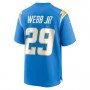LA.Chargers #29 Mark Webb Jr. Powder Blue Game Jersey Stitched American Football Jerseys