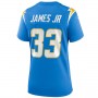 LA.Chargers #33 Derwin James Powder Blue Game Jersey Stitched American Football Jerseys