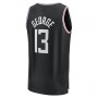 LA.Clippers #13 Paul George Fanatics Branded 2022-23 Fastbreak Jersey City Edition Black Stitched American Basketball Jersey