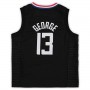 LA.Clippers #13 Paul George Jordan Brand Preschool 2020-21 Fast Break Replica Jersey Statement Edition Black Stitched American Basketball Jersey