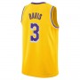 LA.Lakers #3 Anthony Davis Unisex 2022-23 Swingman Jersey Gold Stitched American Basketball Jersey