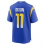 LA.Rams #11 Riley Dixon Royal Game Player Jersey Stitched American Football Jerseys