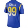 LA.Rams #99 Aaron Donald Royal Legend Jersey Stitched American Football Jersey