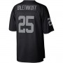 LV. Raiders #25 Fred Biletnikoff Mitchell & Ness Black Legacy Replica Jersey Stitched American Football Jerseys