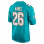 M.Dolphins #26 Salvon Ahmed Aqua Game Jersey Stitched American Football Jerseys