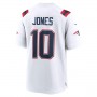 NE.Patriots #10 Mac Jones White Player Game Jersey Stitched American Football Jerseys