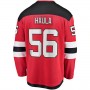NJ.Devils #56 Erik Haula Fanatics Branded Home Breakaway Player Jersey Red Stitched American Hockey Jerseys