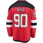 NJ.Devils #90 Tomas Tatar Fanatics Branded Home Breakaway Player Jersey Red Stitched American Hockey Jerseys