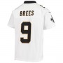 NO.Saints #9 Drew Brees White Game Jersey Stitched American Football Jerseys